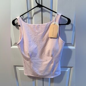 Blogilates Women's Boatneck
Crisscross Tank Top Light Pink NWT Size Medium